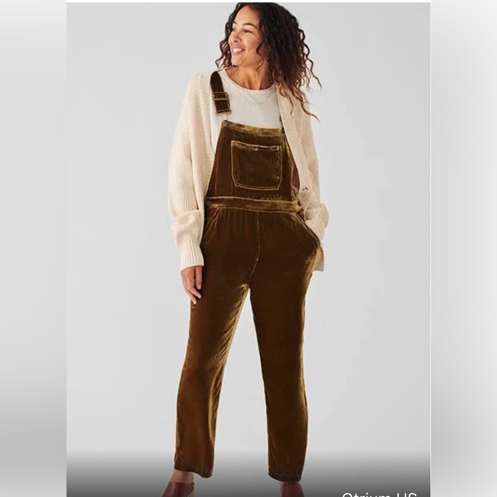 NWT Faherty Women’s Vintage Mechanic Overall SZ Small Breen